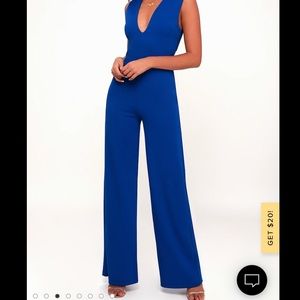 NWT royal jumpsuit size M